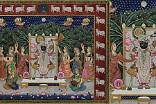 Pichwai Painting Sharad Poornima { 3X4 Feet }